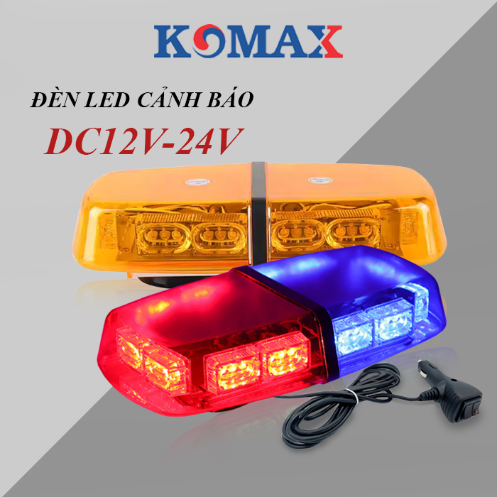 Đèn led xanh đỏ gắn nóc xe cảnh sát XD24L